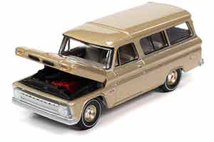 CHEVROLET SUBURBAN 1966 SABBLE POLY (ЗОЛОТИСТЫЙ) (ДЛИНА МОДЕЛИ 6-10 СМ) — фото 2