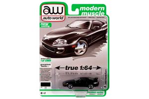 TOYOTA SUPRA 1993 BLACK / ТОЙОТА СУПРА 1993 ЧЕРНЫЙ (ДЛИНА МОДЕЛИ 6-10 СМ) — фото 3