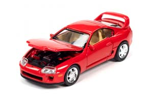 TOYOTA SUPRA 1993 SUPER RED / ТОЙОТА СУПРА 1993 КРАСНЫЙ (ДЛИНА МОДЕЛИ 6-10 СМ) — фото 2