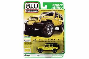 JEEP WRANGLER SAHARA UNLIMITED 2017 HYPER GREEN & OFF ROAD WHEELS (ЗЕЛЕНЫЙ) (ДЛИНА МОДЕЛИ 6-10 СМ) — фото 3
