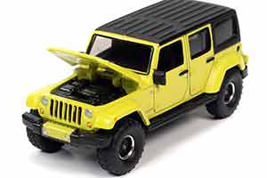 JEEP WRANGLER SAHARA UNLIMITED 2017 HYPER GREEN & OFF ROAD WHEELS (ЗЕЛЕНЫЙ) (ДЛИНА МОДЕЛИ 6-10 СМ) — фото 2