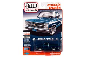 CHEVROLET 1984 SILVERADO BLUE / ШЕВРОЛЕ 1984 СИЛЬВЕРАДО СИНИЙ (ДЛИНА МОДЕЛИ 6-10 СМ) — фото 2