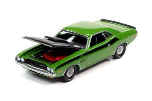 DODGE 1970 CHALLENGER T/A GREEN / ДОДЖ ЧЕЛЕНЖЕР T/A 1970 ЗЕЛЕНЫЙ (ДЛИНА МОДЕЛИ 6-10 СМ) — фото 2
