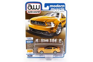 FORD MUSTANG GT/CS COUPE (2012), YELLOW (ДЛИНА МОДЕЛИ 6-10 СМ)