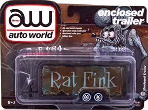 TRAILER ENCLOSED RAT FINK (ДЛИНА МОДЕЛИ 6-10 СМ)