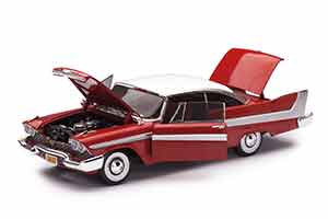PLYMOUTH FURY FROM THE MOVIE CHRISTINE 1958 RED/WHITE — фото 3