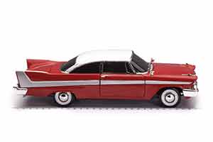 PLYMOUTH FURY FROM THE MOVIE CHRISTINE 1958 RED/WHITE — фото 14