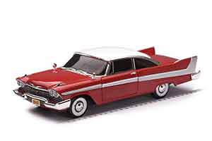 PLYMOUTH FURY FROM THE MOVIE CHRISTINE 1958 RED/WHITE — фото 20