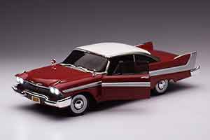 PLYMOUTH FURY FROM THE MOVIE CHRISTINE 1958 RED/WHITE — фото 4