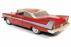 PLYMOUTH FURY CHRISTINE 1958 ЧАСТИЧНО ВОССТАНОВЛЕННАЯ, КРАСНЫЙ С ПЫЛЬЮ — фото 4