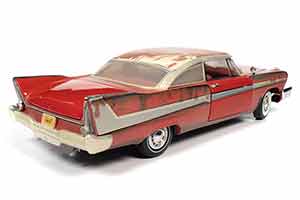 PLYMOUTH FURY CHRISTINE 1958 ЧАСТИЧНО ВОССТАНОВЛЕННАЯ, КРАСНЫЙ С ПЫЛЬЮ — фото 5
