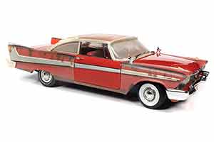 PLYMOUTH FURY CHRISTINE 1958 ЧАСТИЧНО ВОССТАНОВЛЕННАЯ, КРАСНЫЙ С ПЫЛЬЮ — фото 7