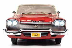 PLYMOUTH FURY CHRISTINE 1958 ЧАСТИЧНО ВОССТАНОВЛЕННАЯ, КРАСНЫЙ С ПЫЛЬЮ — фото 8
