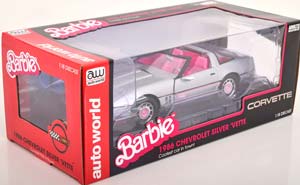 CHEVROLET CORVETTE C4 BARBIE 1986 SILVER PINK — фото 5