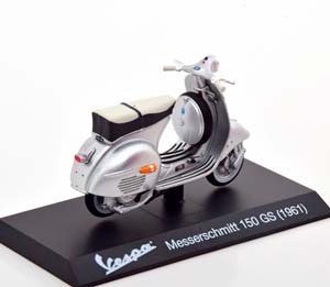 PIAGGIO VESPA MESSERSCHMITT 150 GS 1961, SILVER — фото 2
