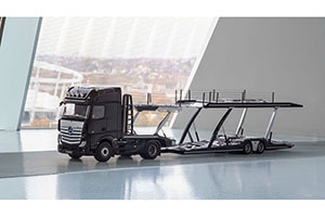 MERCEDES-BENZ ACTROS II АВТОВОЗ LOHR 2018, BLACK — фото 18