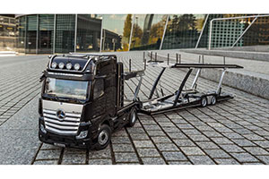 MERCEDES-BENZ ACTROS II АВТОВОЗ LOHR 2018, BLACK — фото 20