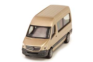 MERCEDES-BENZ SPRINTER МИКРОАВТОБУС БЕЖЕВЫЙ МЕТАЛЛИК (ДЛИНА МОДЕЛИ 3-5 СМ) — фото 3
