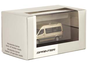 MERCEDES-BENZ SPRINTER МИКРОАВТОБУС БЕЖЕВЫЙ МЕТАЛЛИК (ДЛИНА МОДЕЛИ 3-5 СМ) — фото 13