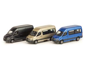 MERCEDES-BENZ SPRINTER МИКРОАВТОБУС БЕЖЕВЫЙ МЕТАЛЛИК (ДЛИНА МОДЕЛИ 3-5 СМ) — фото 14