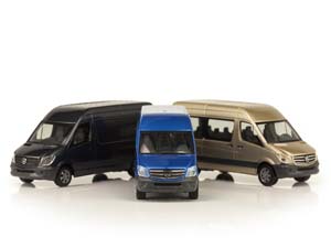 MERCEDES-BENZ SPRINTER МИКРОАВТОБУС БЕЖЕВЫЙ МЕТАЛЛИК (ДЛИНА МОДЕЛИ 3-5 СМ) — фото 15