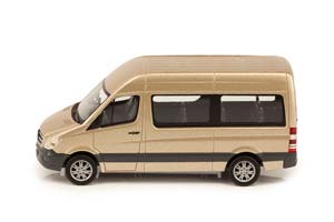 MERCEDES-BENZ SPRINTER МИКРОАВТОБУС БЕЖЕВЫЙ МЕТАЛЛИК (ДЛИНА МОДЕЛИ 3-5 СМ) — фото 7