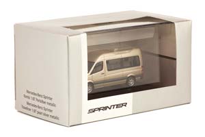 MERCEDES-BENZ SPRINTER МИКРОАВТОБУС БЕЖЕВЫЙ МЕТАЛЛИК (ДЛИНА МОДЕЛИ 3-5 СМ) — фото 10