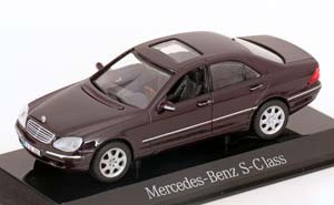 MERCEDES S-KLASSE FACELIFT 2002 DARK RED