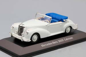 MERCEDES-BENZ 300S CABRIO W188 1951-1955 СЕРЕБРИСТЫЙ (КАБРИОЛЕТ) — фото 4