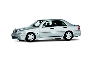 MERCEDES W202 C36 AMG W202 SILVER / МЕРСЕДЕС W202 C36 AMG W202 СЕРЕБРИСТЫЙ — фото 1