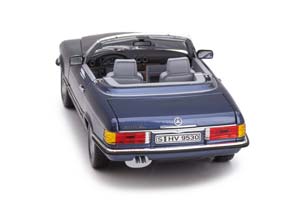MERCEDES W107 300SL ROADSTER R107 1986 BLUE METALLIC — фото 13