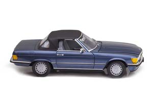 MERCEDES W107 300SL ROADSTER R107 1986 BLUE METALLIC — фото 9