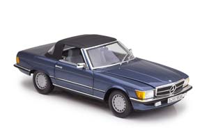 MERCEDES W107 300SL ROADSTER R107 1986 BLUE METALLIC — фото 10