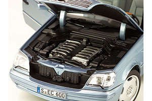MERCEDES-BENZ CL600 C140(W140) 1996 ГОЛУБОЙ — фото 7