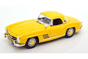 MERCEDES 300SL ROADSTER WITH REMOVABLE HARDTOP 1957-1963 YELLOW / МЕРСЕДЕС 300 ЖЕЛТЫЙ — фото 4