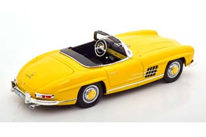 MERCEDES 300SL ROADSTER WITH REMOVABLE HARDTOP 1957-1963 YELLOW / МЕРСЕДЕС 300 ЖЕЛТЫЙ — фото 2