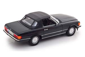 MERCEDES W107 300SL ROADSTER R107 1985 BLACK / МЕРСЕДЕС 300СЛ КУЗОВ 107 ЧЕРНО-СИНИЙ МЕТАЛЛИК — фото 2