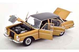 MERCEDES W108 280 SE SALOON 1968-1972 GOLDEN/BLACK / МЕРСЕДЕС 280 ЗОЛОТИСТЫЙ — фото 3