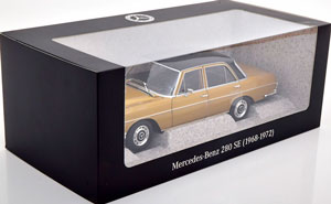 MERCEDES W108 280 SE SALOON 1968-1972 GOLDEN/BLACK / МЕРСЕДЕС 280 ЗОЛОТИСТЫЙ — фото 6