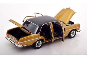 MERCEDES W108 280 SE SALOON 1968-1972 GOLDEN/BLACK / МЕРСЕДЕС 280 ЗОЛОТИСТЫЙ — фото 4
