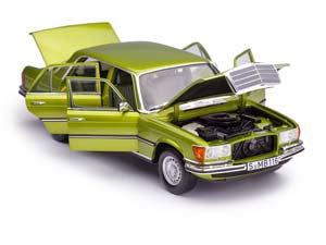 MERCEDES 450 SEL YEAR 1976-1980 CITRUS GREEN / МЕРСЕДЕС 450СЕЛ ЗЕЛЕНЫЙ — фото 12