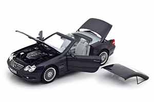 MERCEDES W230 AMG SL 55 (R230) 2001-2006 OBSIDIAN BLACK / МЕРСЕДЕС СЛ 55 ЧЕРНЫЙ — фото 3