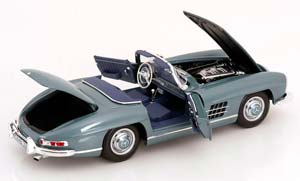 MERCEDES 300 SL W198 ROADSTER 1957-1963 LIGHTBLUE-METALLIC — фото 4
