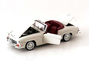 MERCEDES W121 190 SL ROADSTER 1955-1963 WHITE-GREY — фото 3