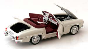 MERCEDES W121 190 SL ROADSTER 1955-1963 WHITE-GREY — фото 4