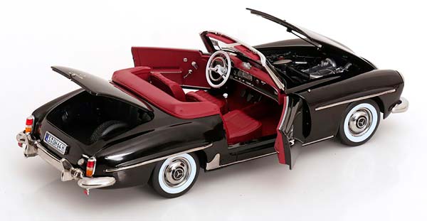MERCEDES-BENZ 190 SL ROADSTER W121 1955 BLACK / МЕРСЕДЕС-БЕНЦ 190 SL РОДСТЕР W121 ЧЕРНЫЙ — фото 4