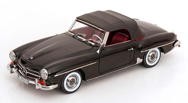 MERCEDES-BENZ 190 SL ROADSTER W121 1955 BLACK / МЕРСЕДЕС-БЕНЦ 190 SL РОДСТЕР W121 ЧЕРНЫЙ — фото 5