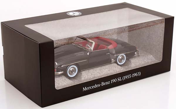 MERCEDES-BENZ 190 SL ROADSTER W121 1955 BLACK / МЕРСЕДЕС-БЕНЦ 190 SL РОДСТЕР W121 ЧЕРНЫЙ — фото 6