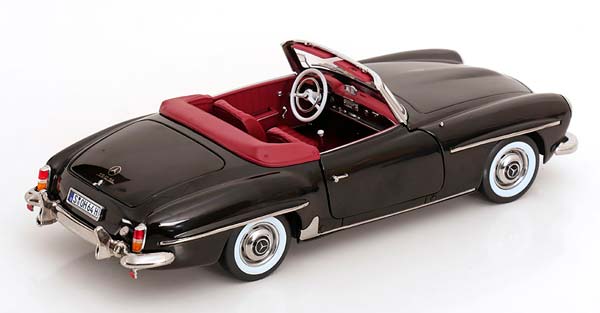 MERCEDES-BENZ 190 SL ROADSTER W121 1955 BLACK / МЕРСЕДЕС-БЕНЦ 190 SL РОДСТЕР W121 ЧЕРНЫЙ — фото 2