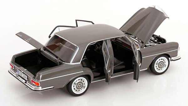 MERCEDES-BENZ 280 SE W108 1968 ARABIAN GREY / МЕРСЕДЕС-БЕНЦ 280 СЕ W108 АРАБИАН СЕРЫЙ — фото 4